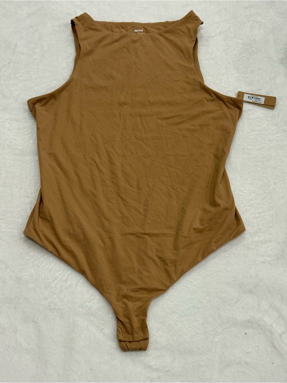 SKIMS One-Piece Bodysuit in Camel